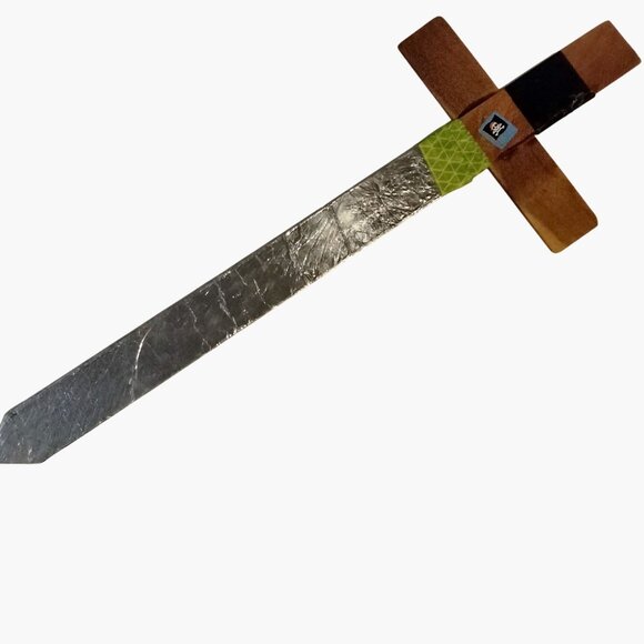 Wooden Sword Handmade Halloween Pirate Knight Costume Prop Primitive Rustic - Picture 1 of 5
